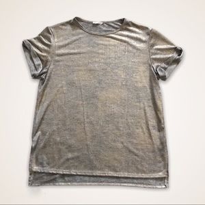 Gold Metallic T-Shirt